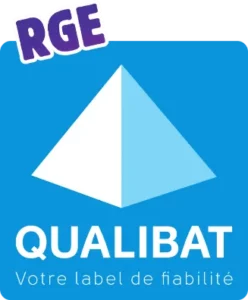 Logo Qualibat RGE, qualification professionnelle du batiment
